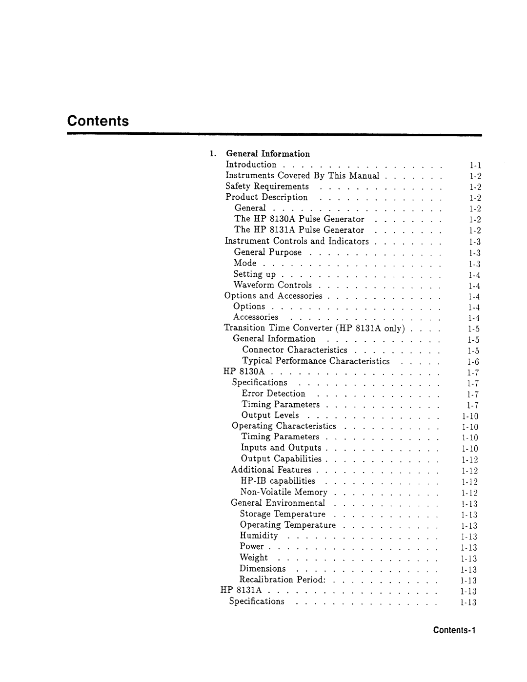 Agilent Technologies 08131-90001 service manual 