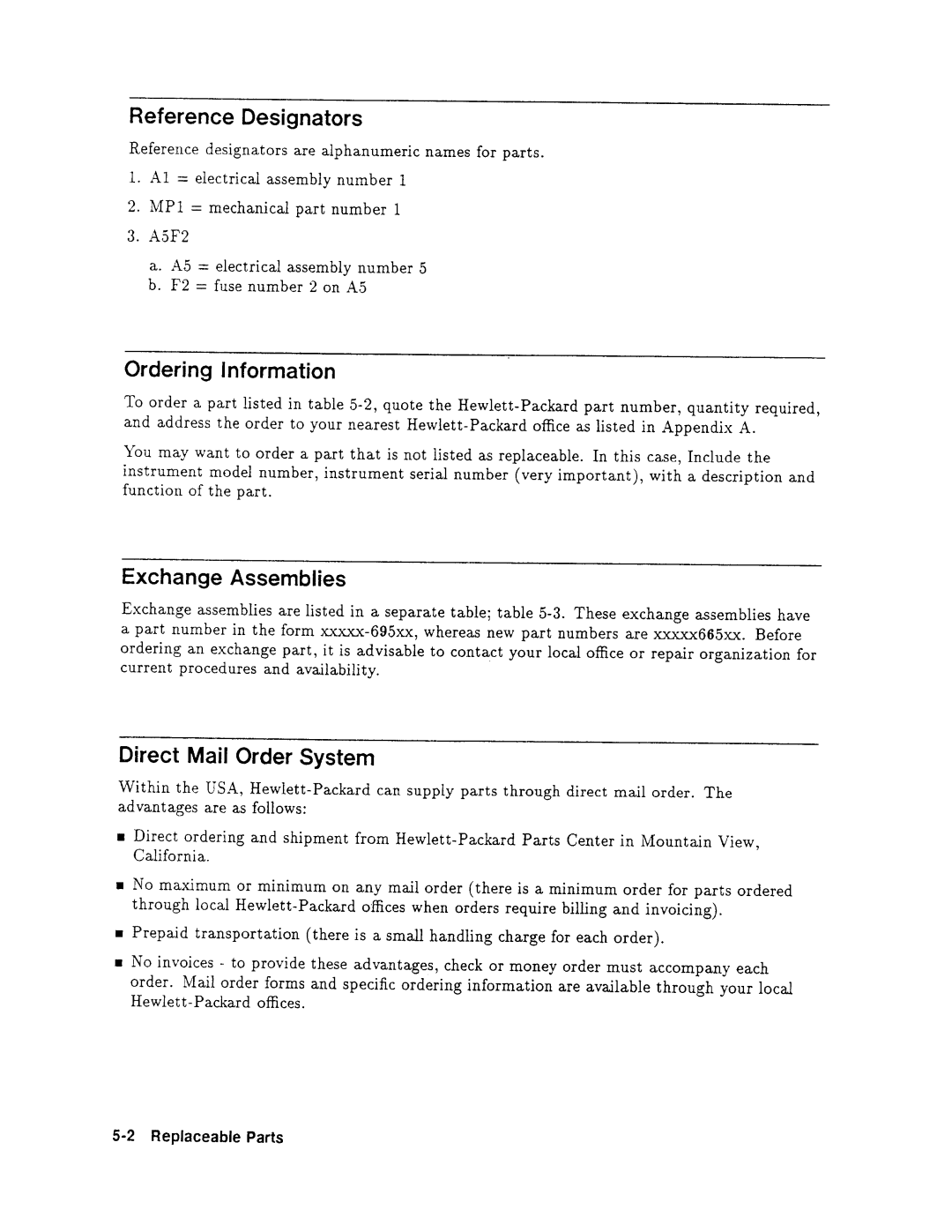 Agilent Technologies 08131-90001 service manual 