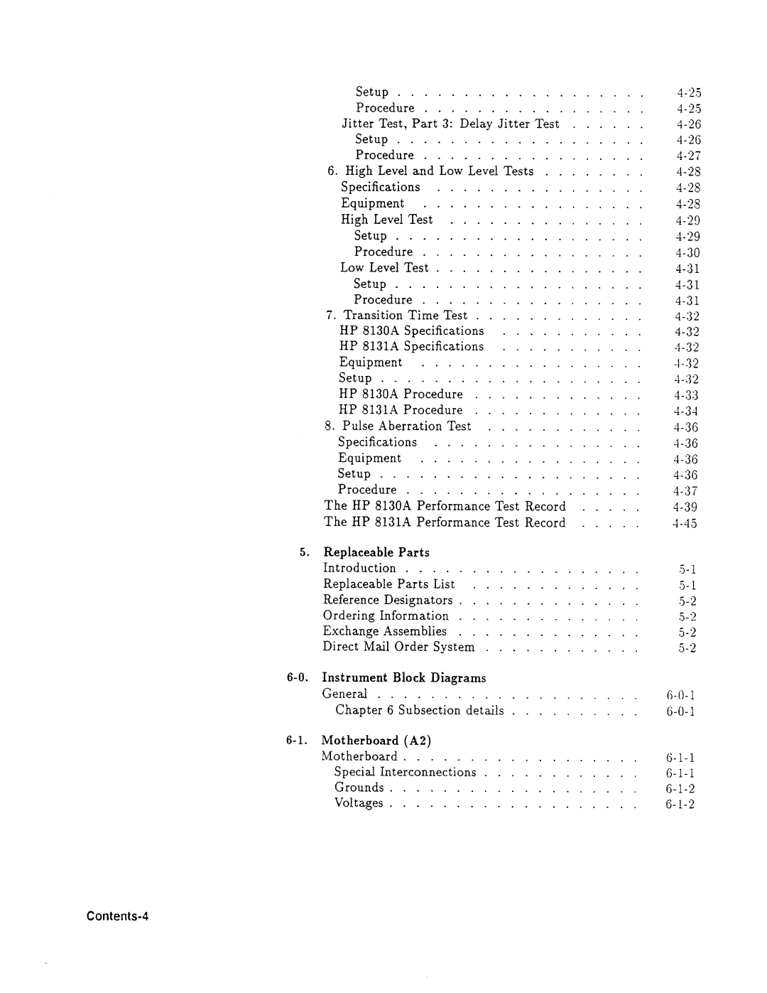 Agilent Technologies 08131-90001 service manual 