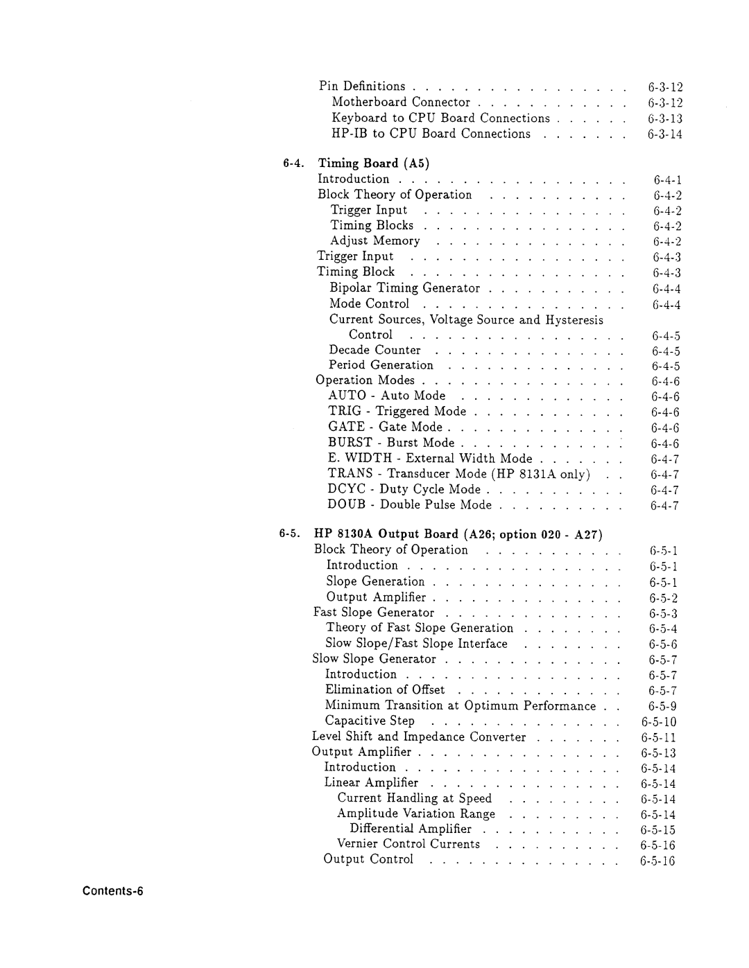 Agilent Technologies 08131-90001 service manual 