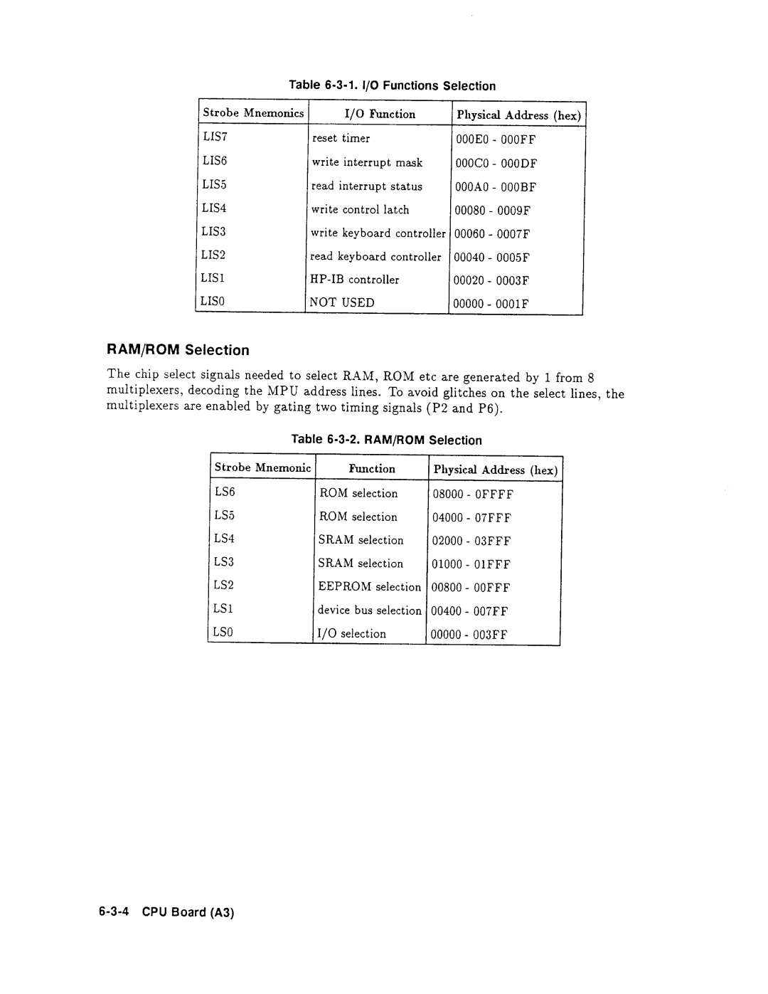 Agilent Technologies 08131-90001 service manual 