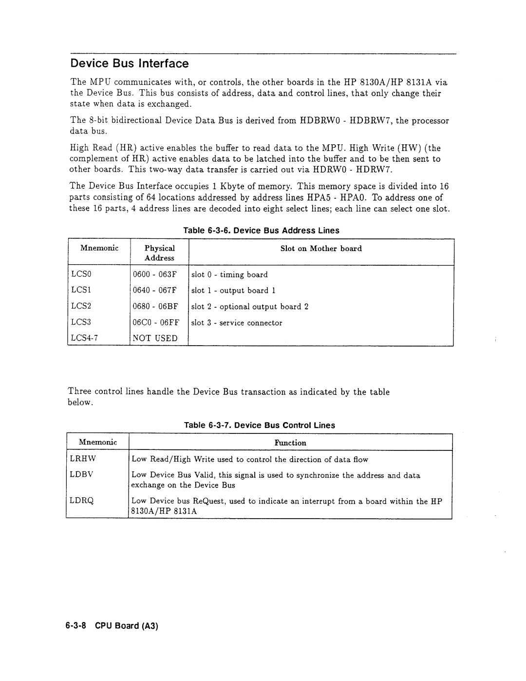 Agilent Technologies 08131-90001 service manual 