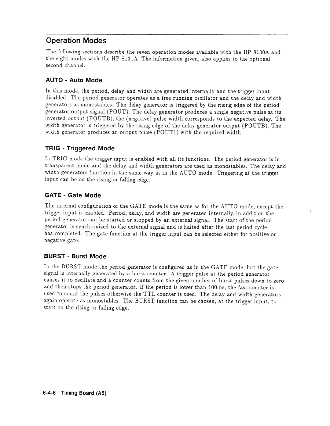 Agilent Technologies 08131-90001 service manual 