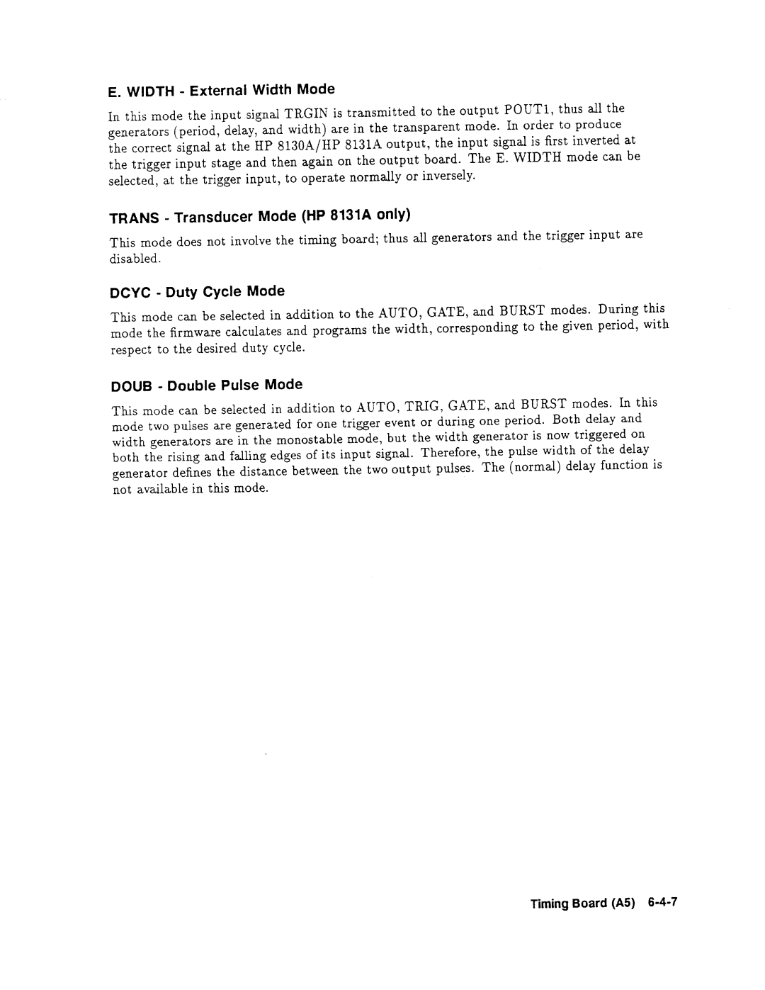 Agilent Technologies 08131-90001 service manual 