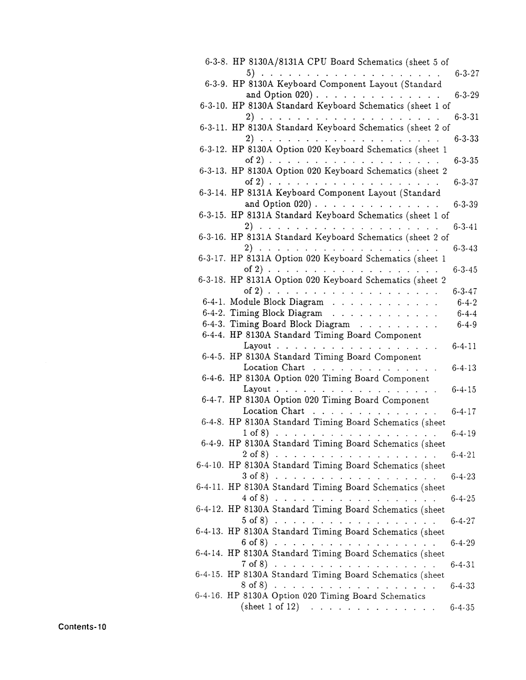 Agilent Technologies 08131-90001 service manual 