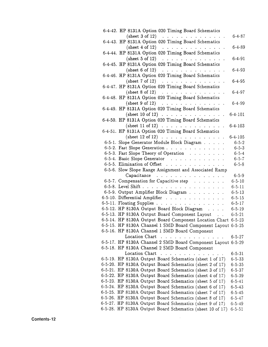 Agilent Technologies 08131-90001 service manual 