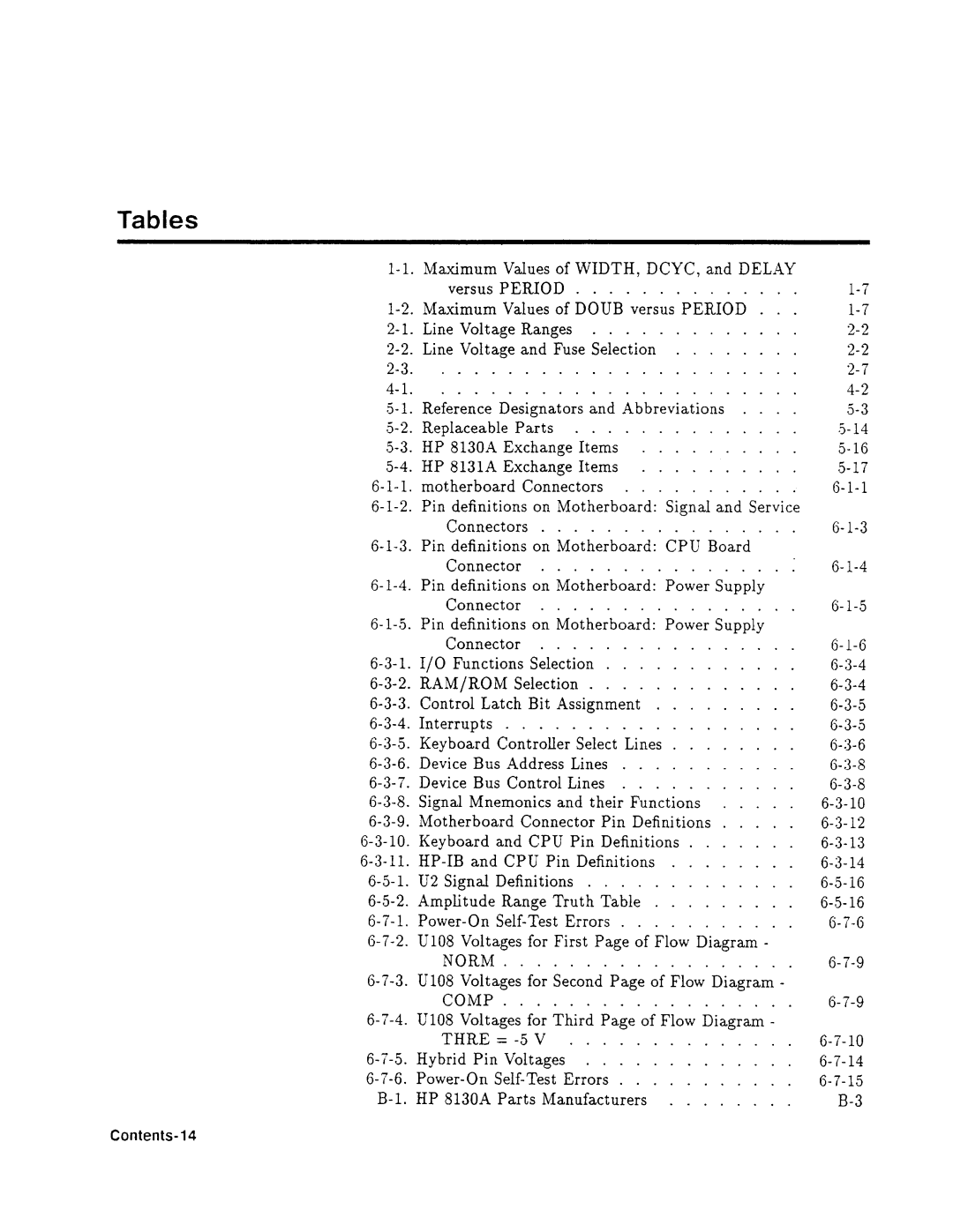 Agilent Technologies 08131-90001 service manual 