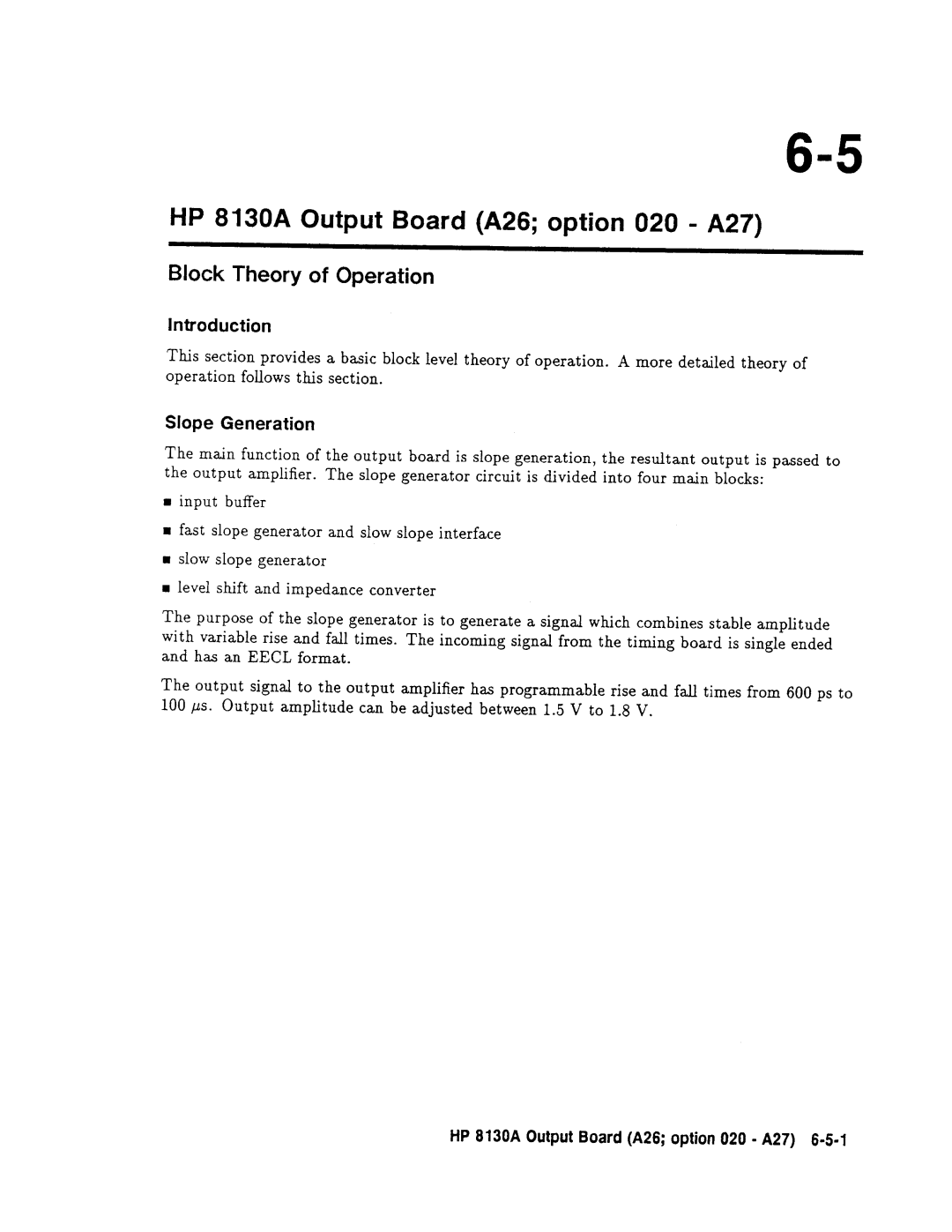 Agilent Technologies 08131-90001 service manual 