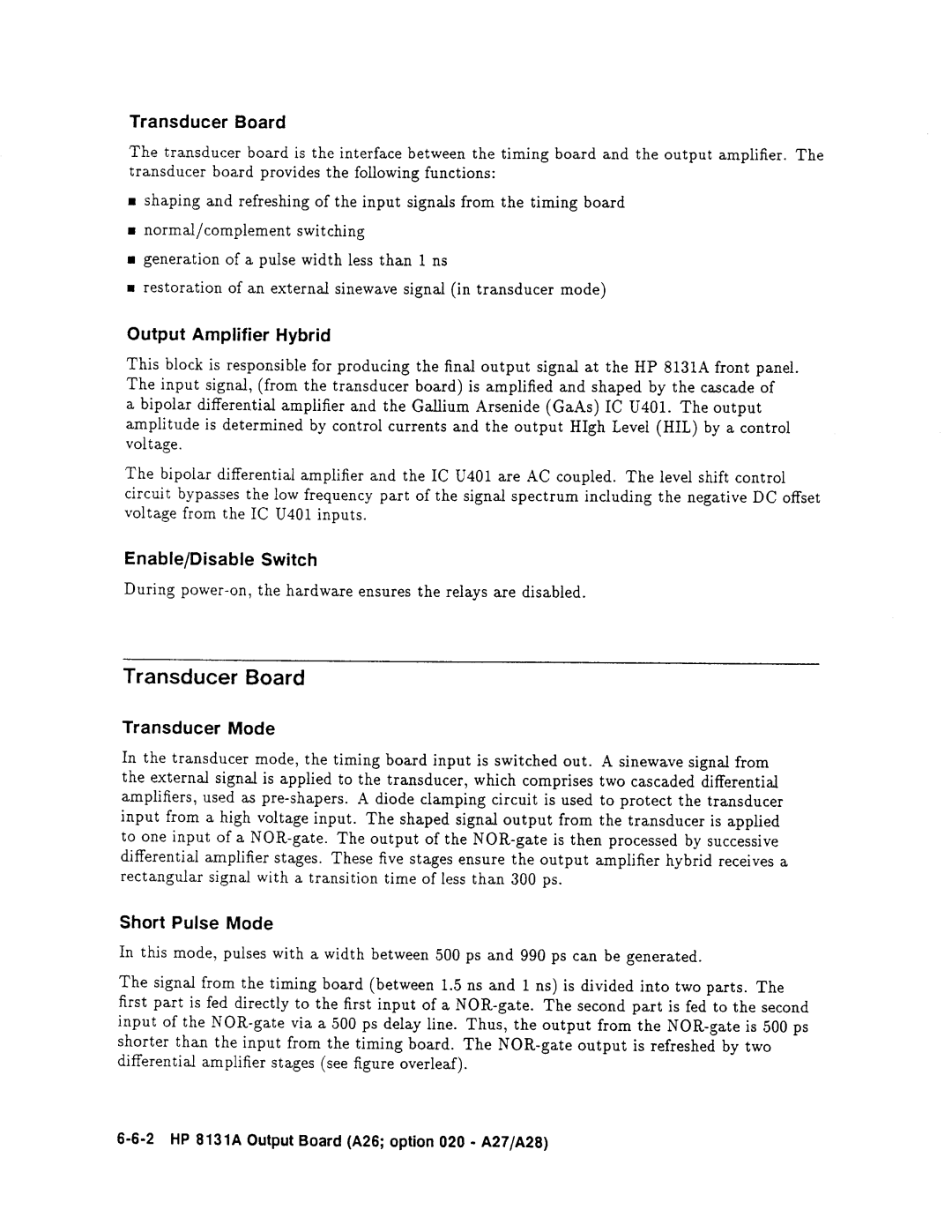 Agilent Technologies 08131-90001 service manual 