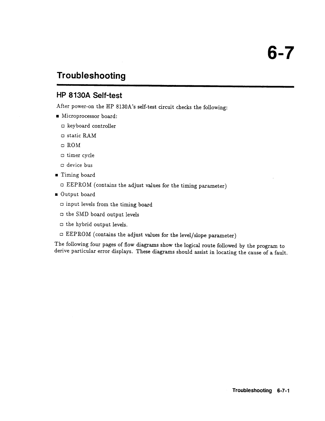 Agilent Technologies 08131-90001 service manual 