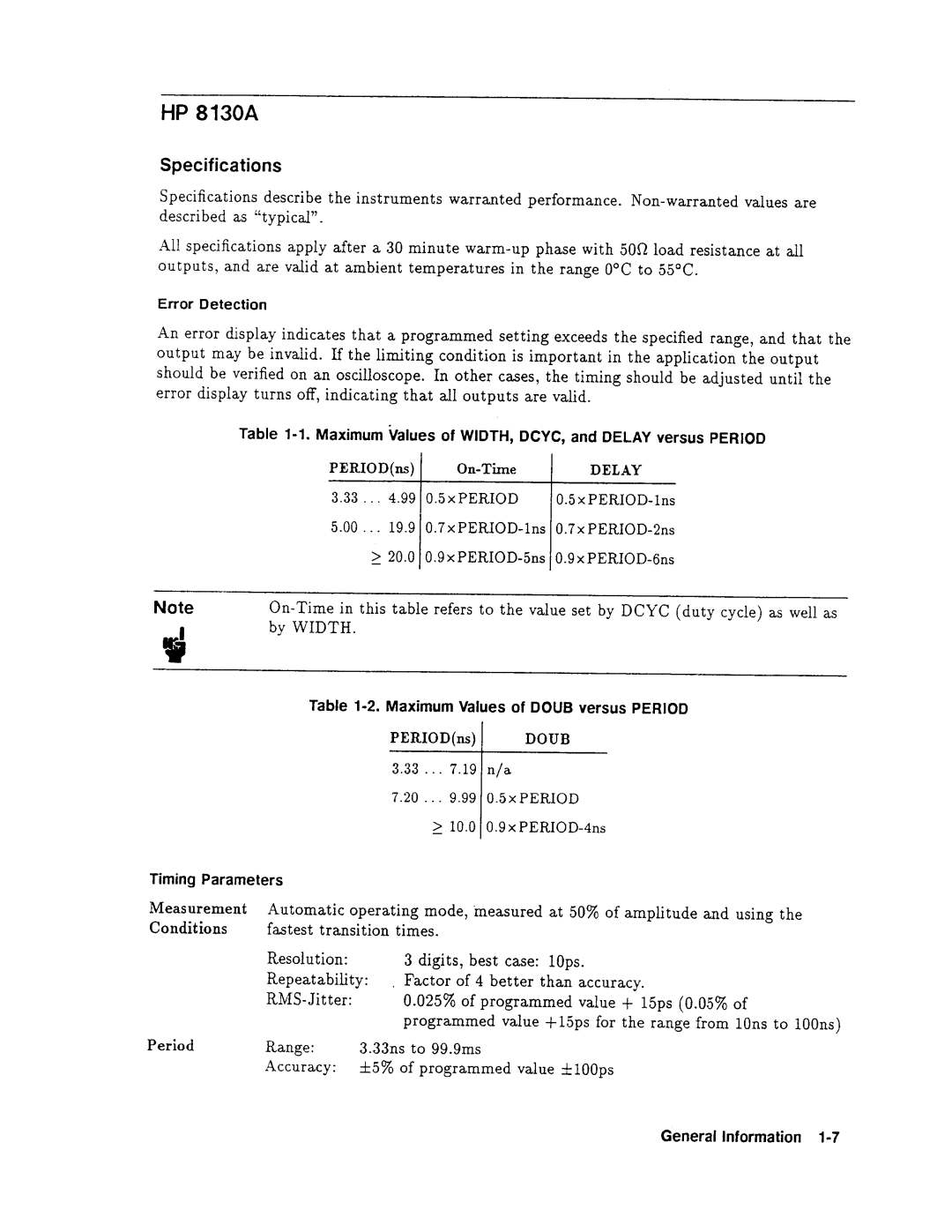 Agilent Technologies 08131-90001 service manual 