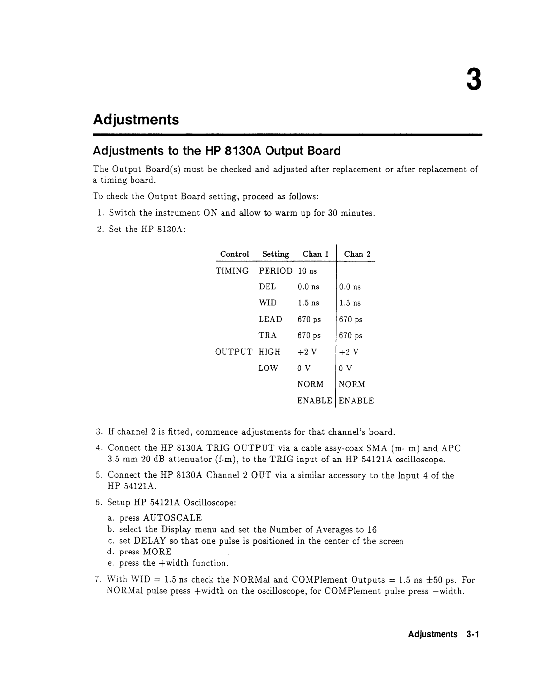 Agilent Technologies 08131-90001 service manual 