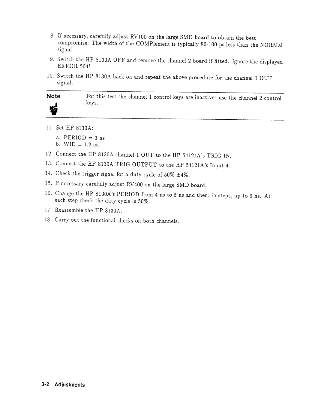 Agilent Technologies 08131-90001 service manual 