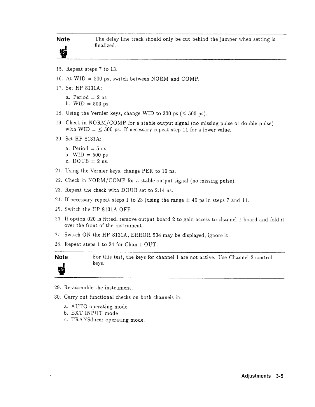 Agilent Technologies 08131-90001 service manual 