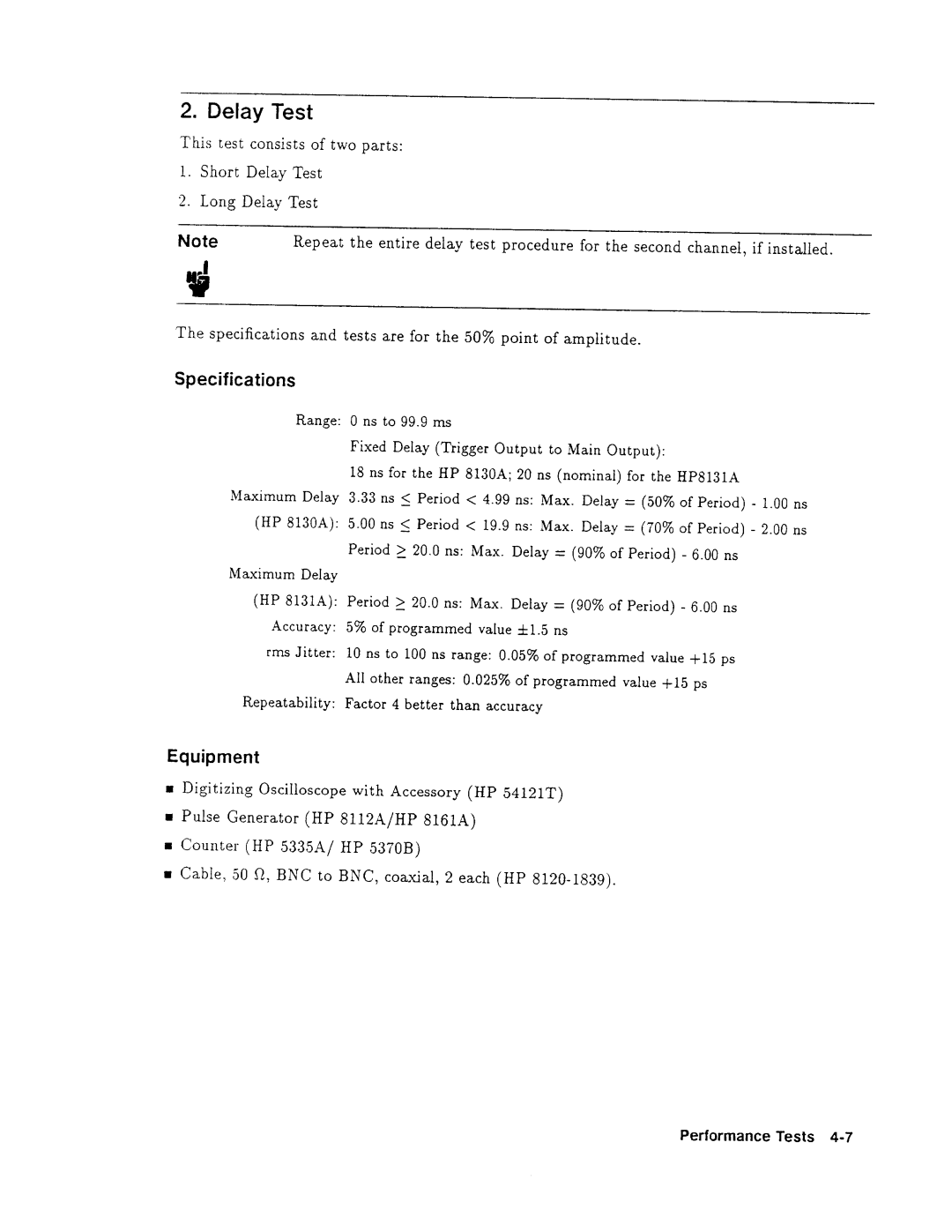 Agilent Technologies 08131-90001 service manual 