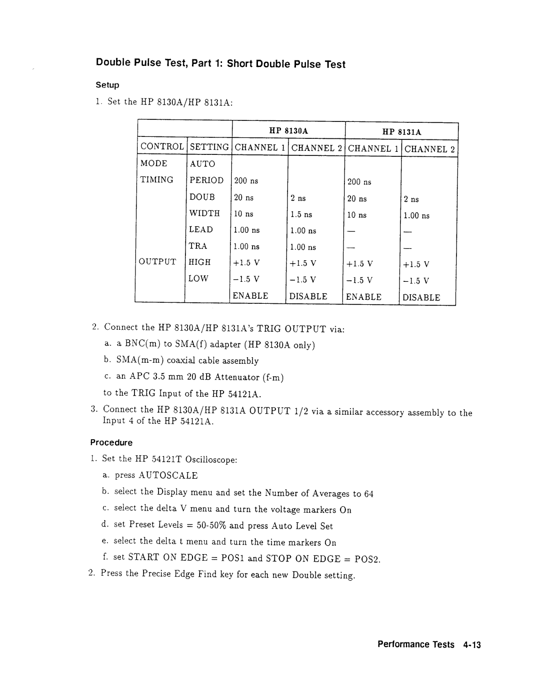 Agilent Technologies 08131-90001 service manual 