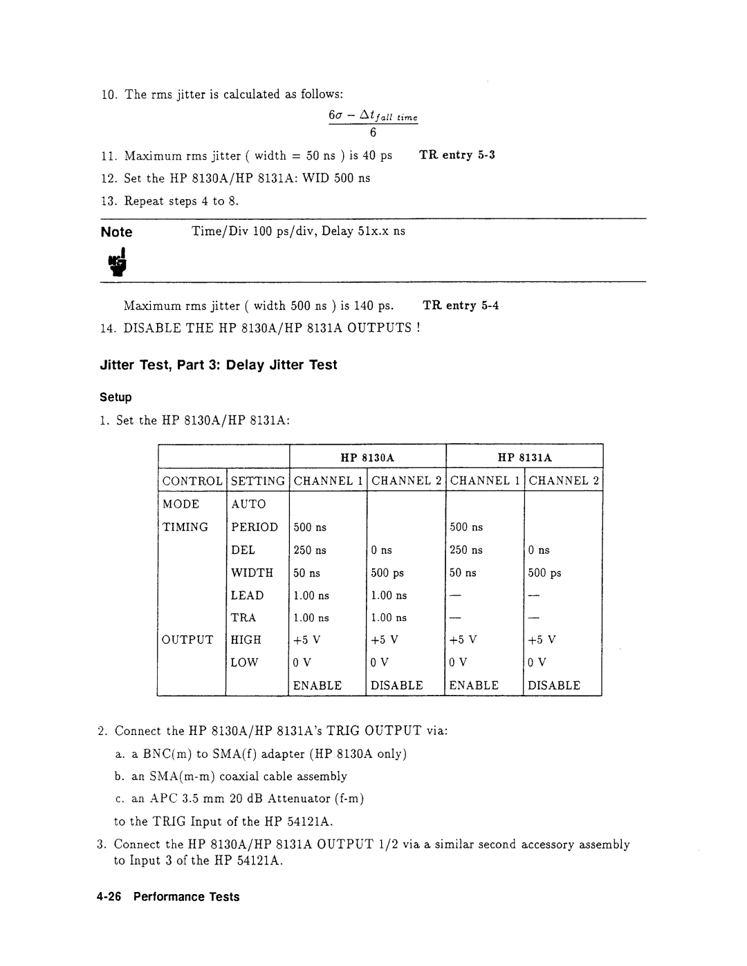 Agilent Technologies 08131-90001 service manual 