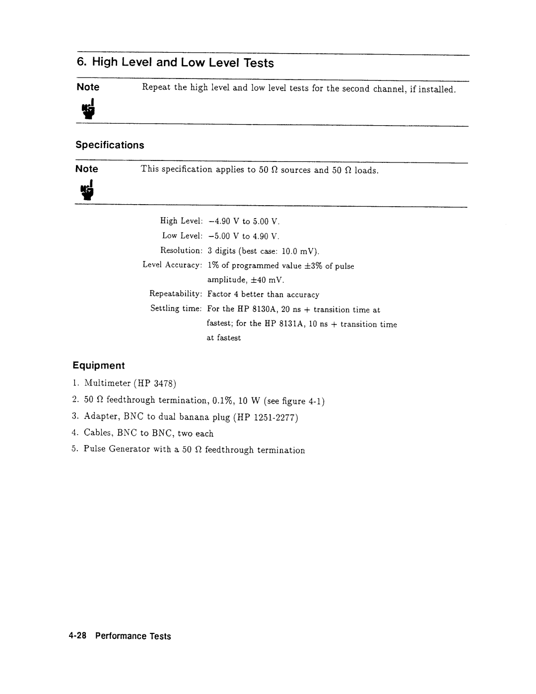 Agilent Technologies 08131-90001 service manual 