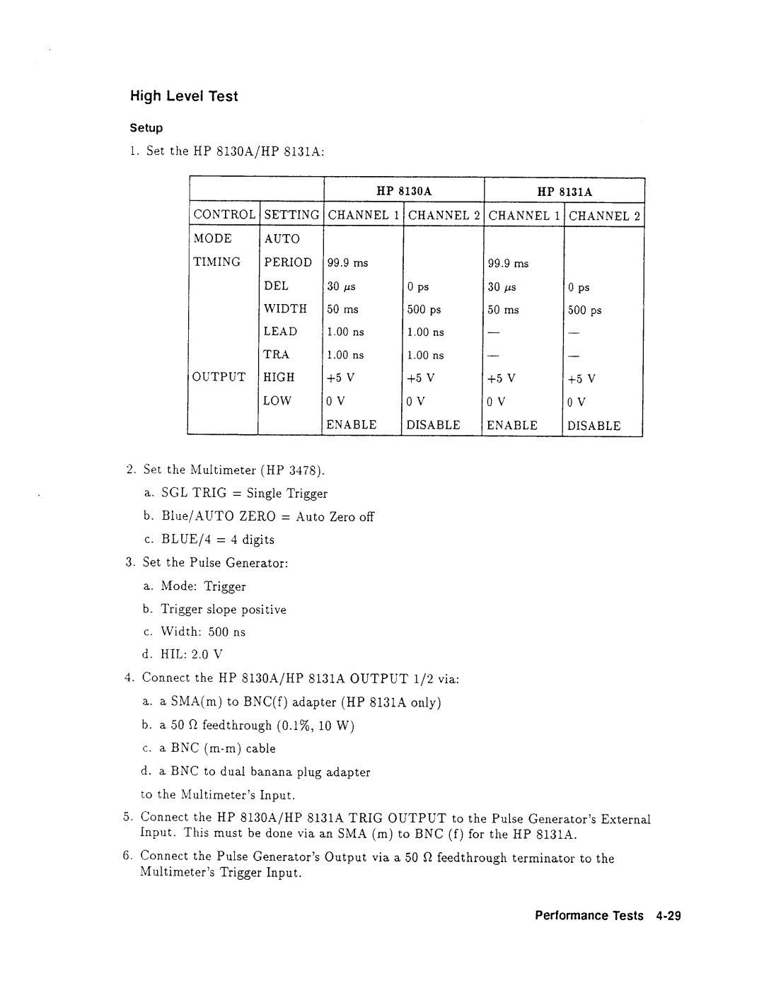 Agilent Technologies 08131-90001 service manual 