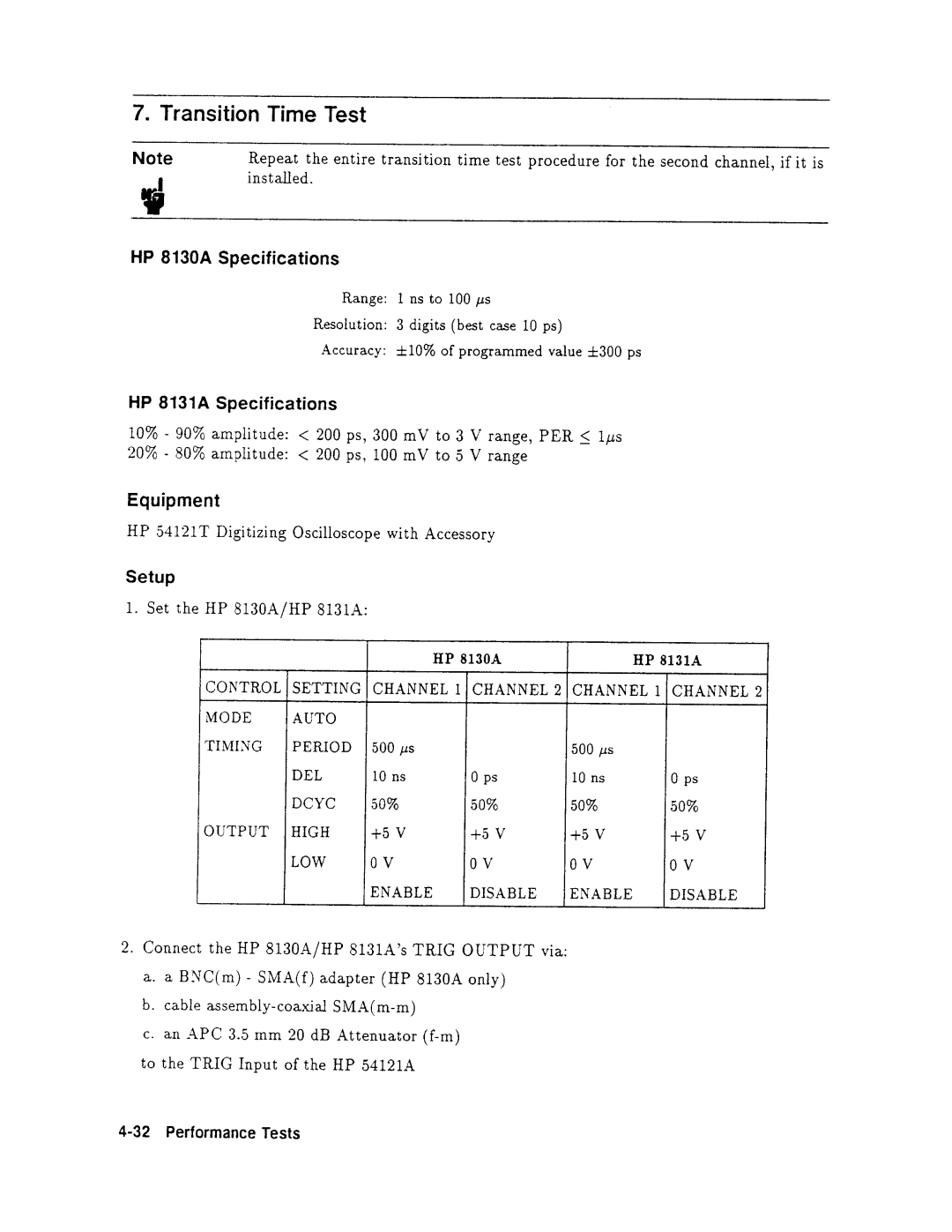 Agilent Technologies 08131-90001 service manual 