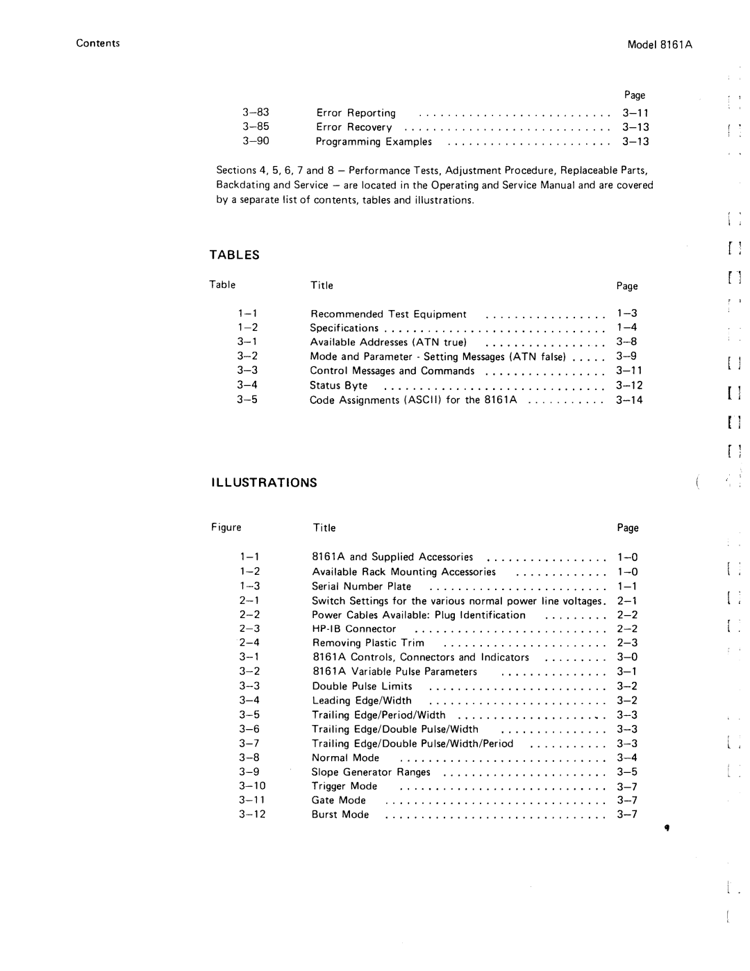 Agilent Technologies 08161-90005 manual 