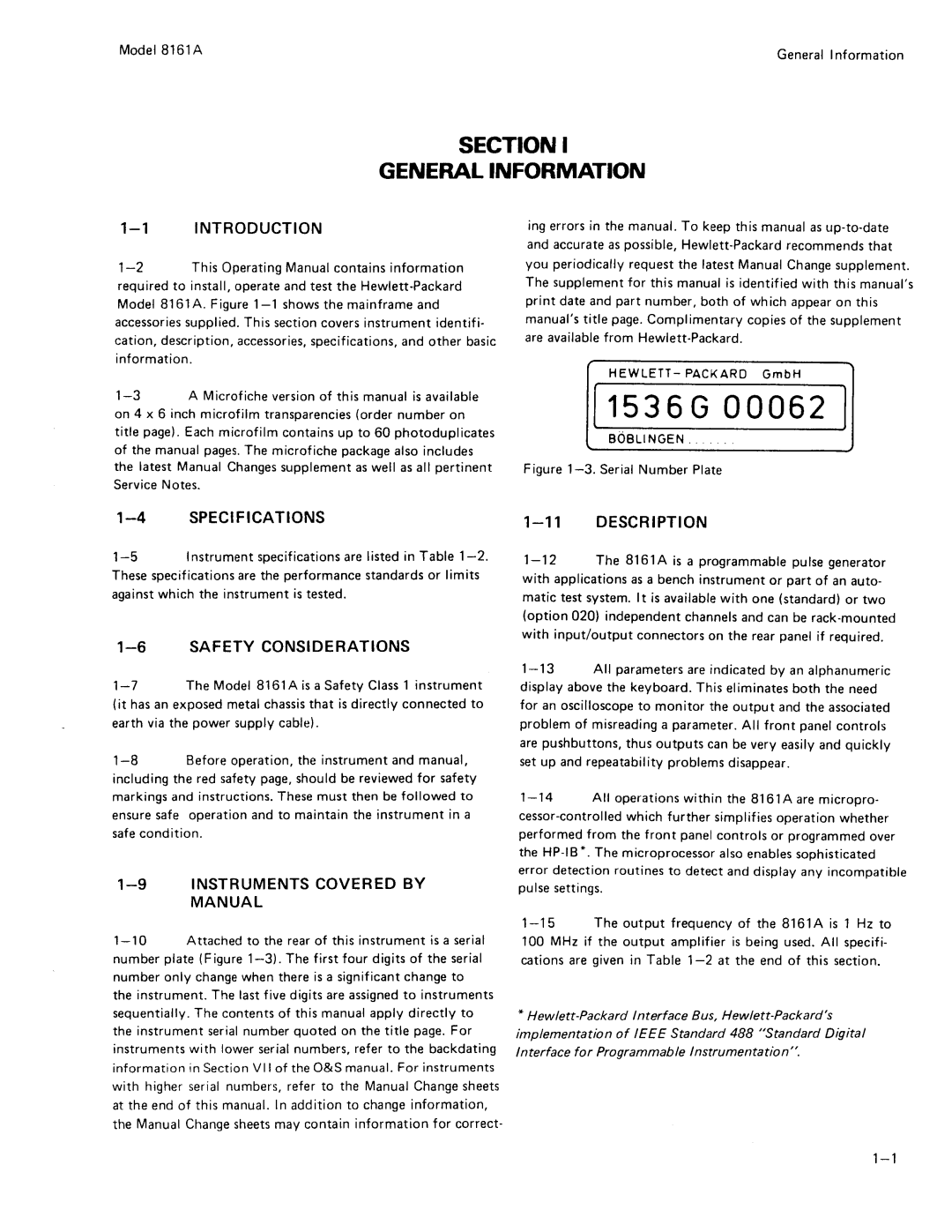 Agilent Technologies 08161-90005 manual 