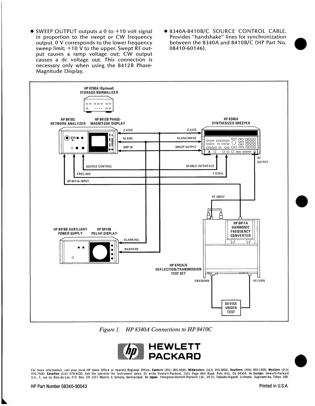 Agilent Technologies 08340-90043 manual 