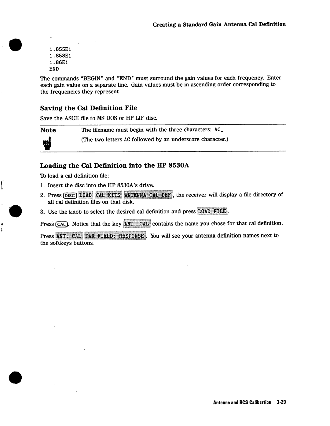 Agilent Technologies 08530-90016 manual 