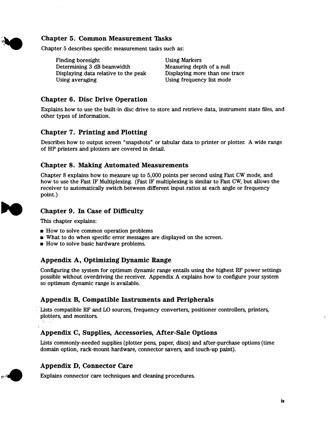 Agilent Technologies 08530-90016 manual 