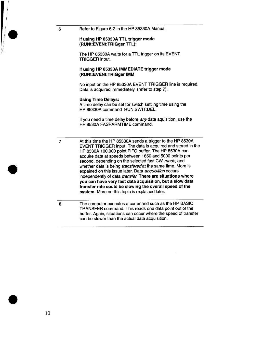 Agilent Technologies 08530-90016 manual 