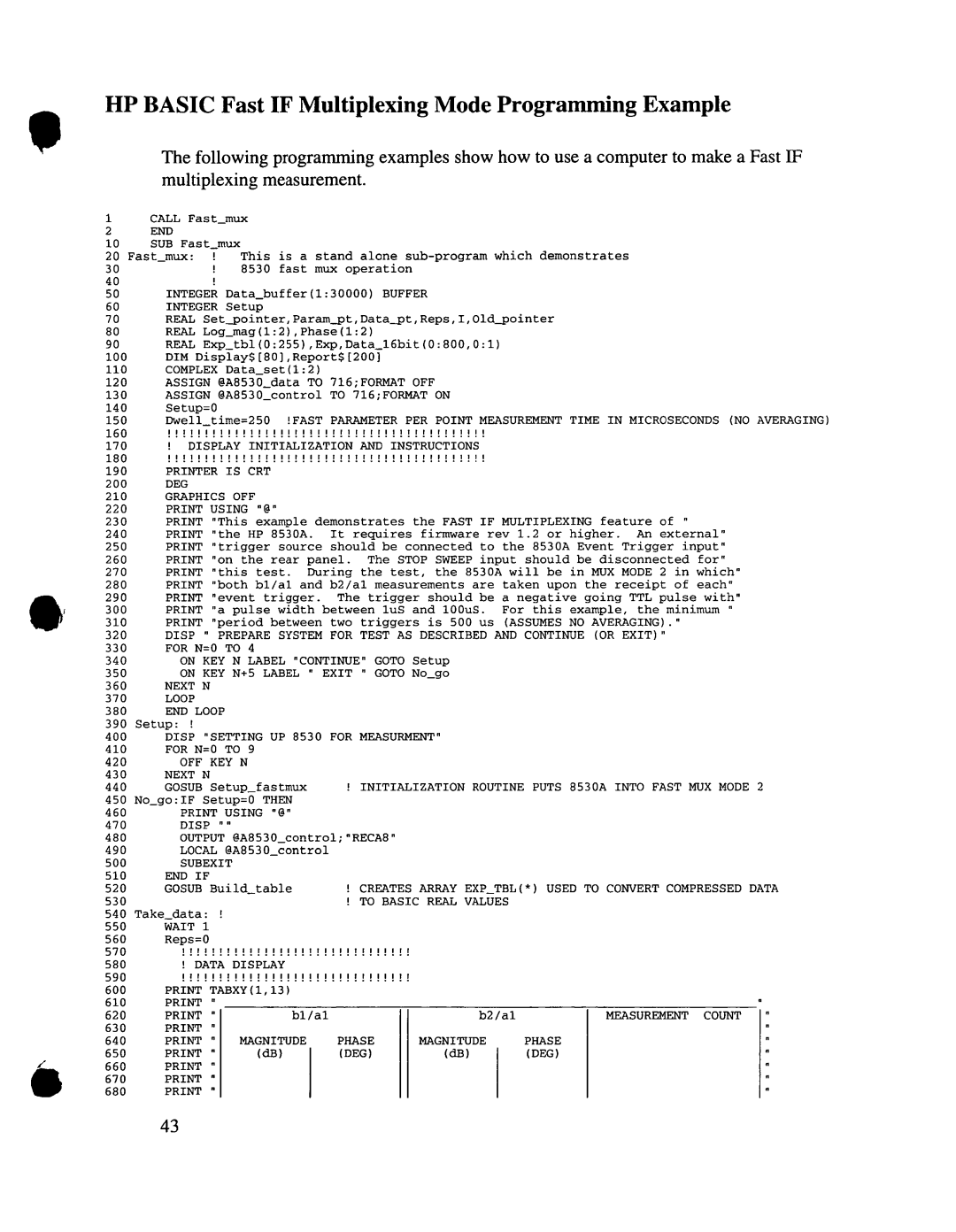 Agilent Technologies 08530-90016 manual 