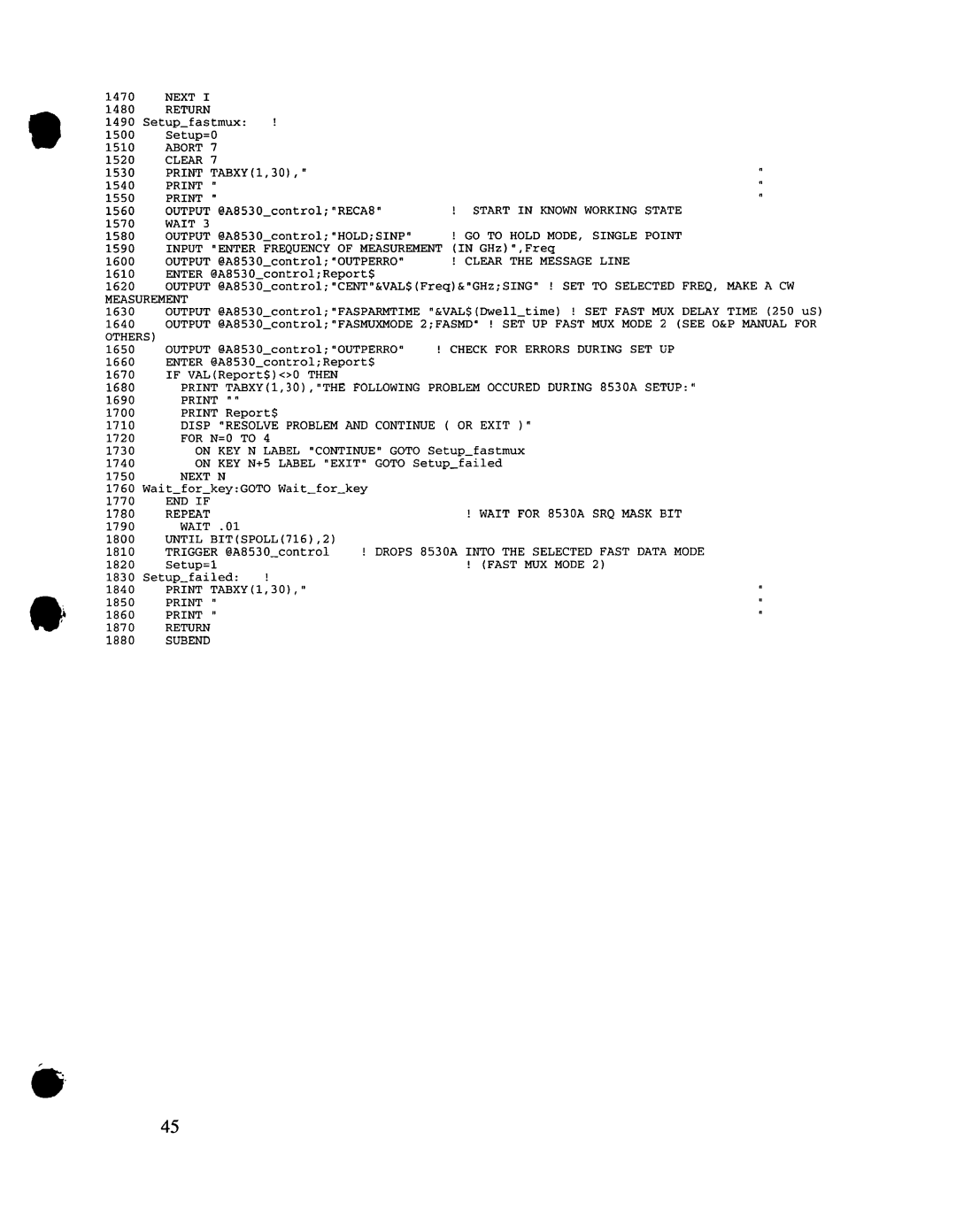 Agilent Technologies 08530-90016 manual 