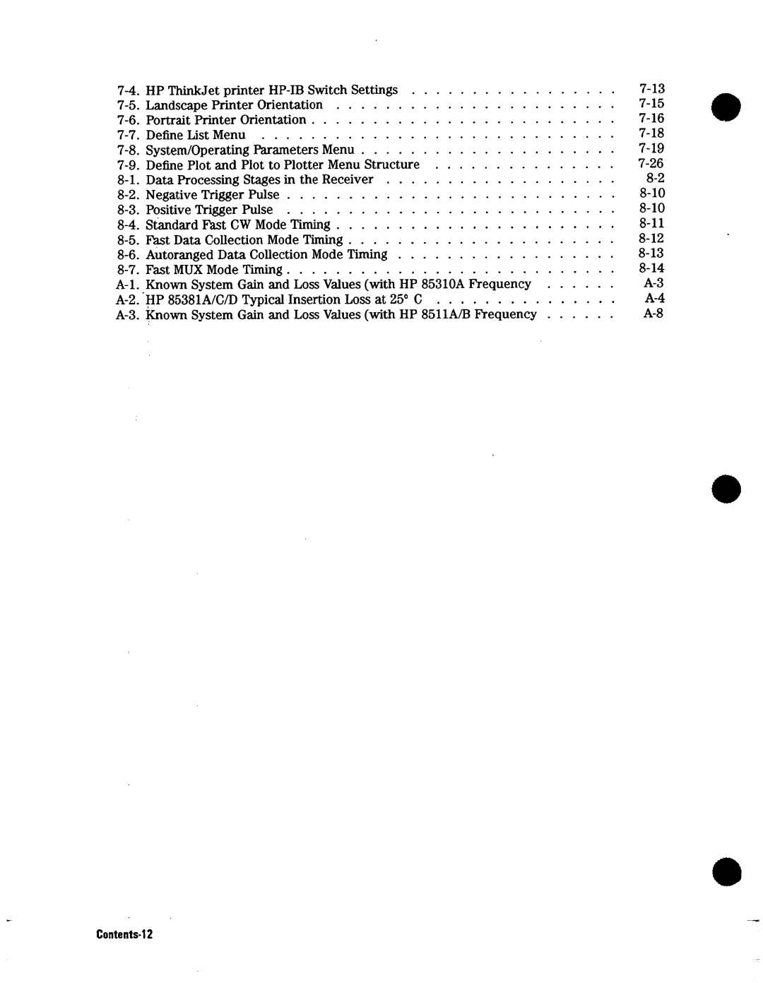 Agilent Technologies 08530-90016 manual 