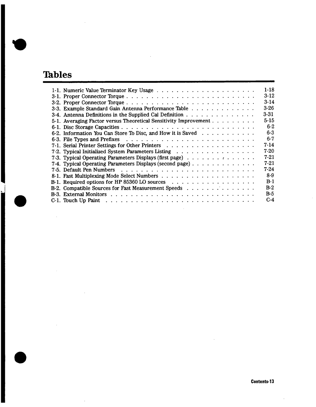 Agilent Technologies 08530-90016 manual 