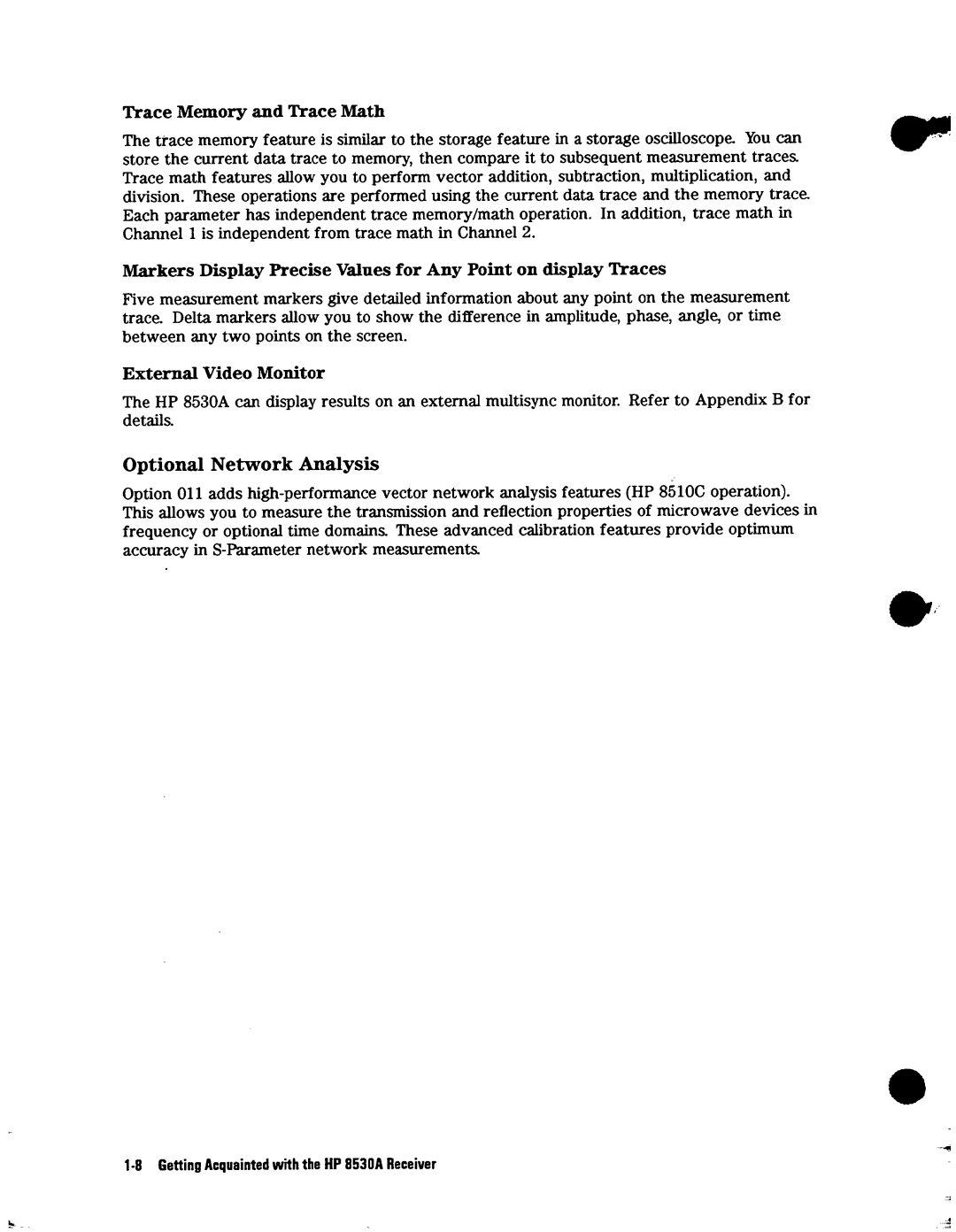 Agilent Technologies 08530-90016 manual 