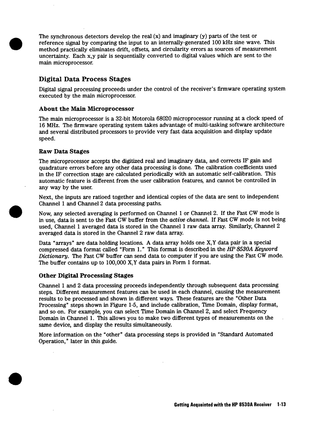 Agilent Technologies 08530-90016 manual 