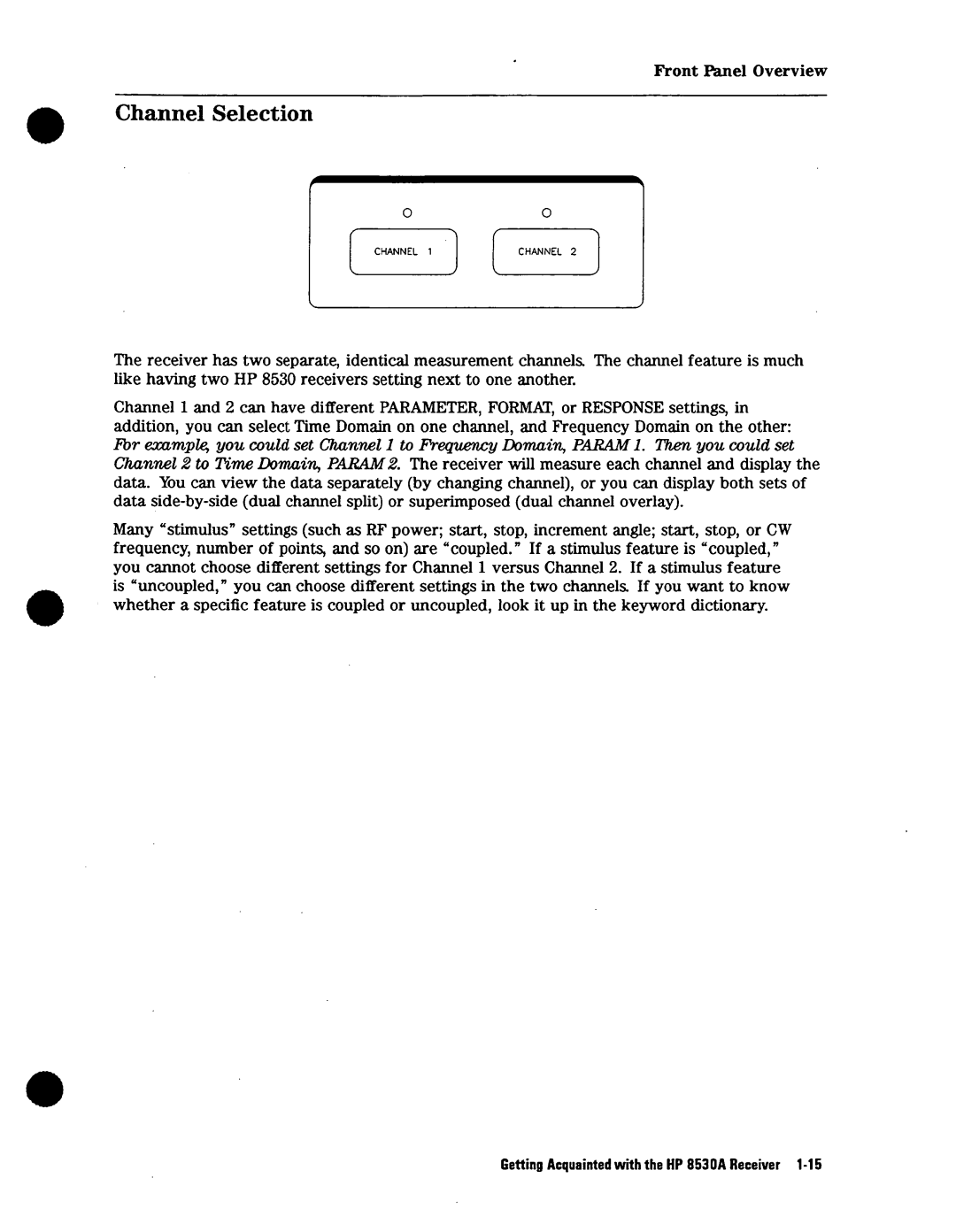 Agilent Technologies 08530-90016 manual 