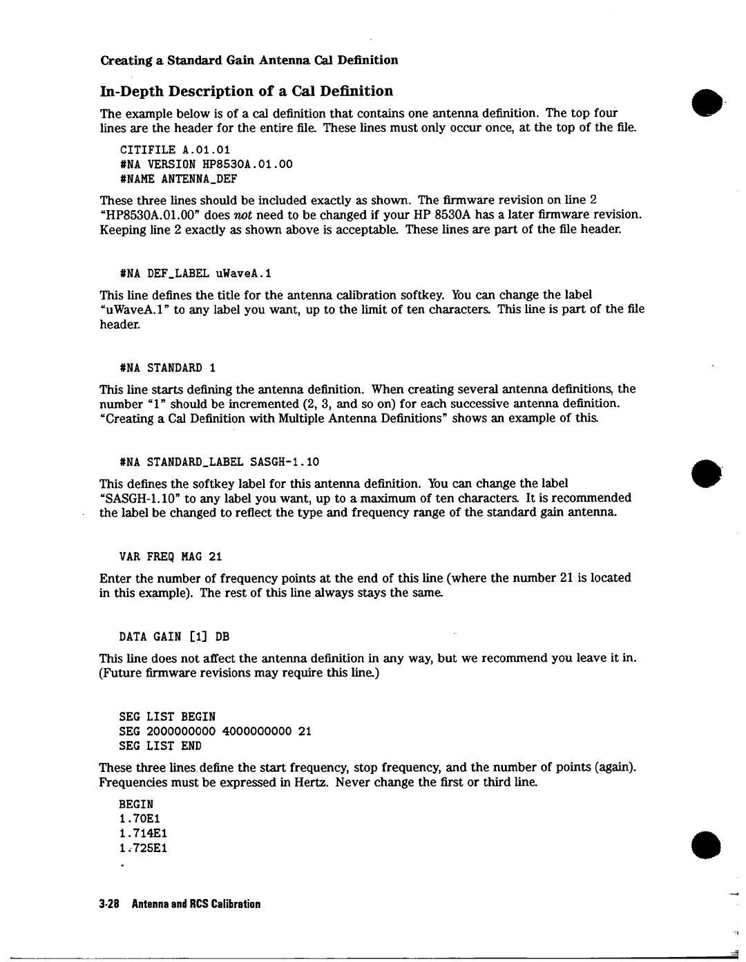 Agilent Technologies 08530-90016 manual 