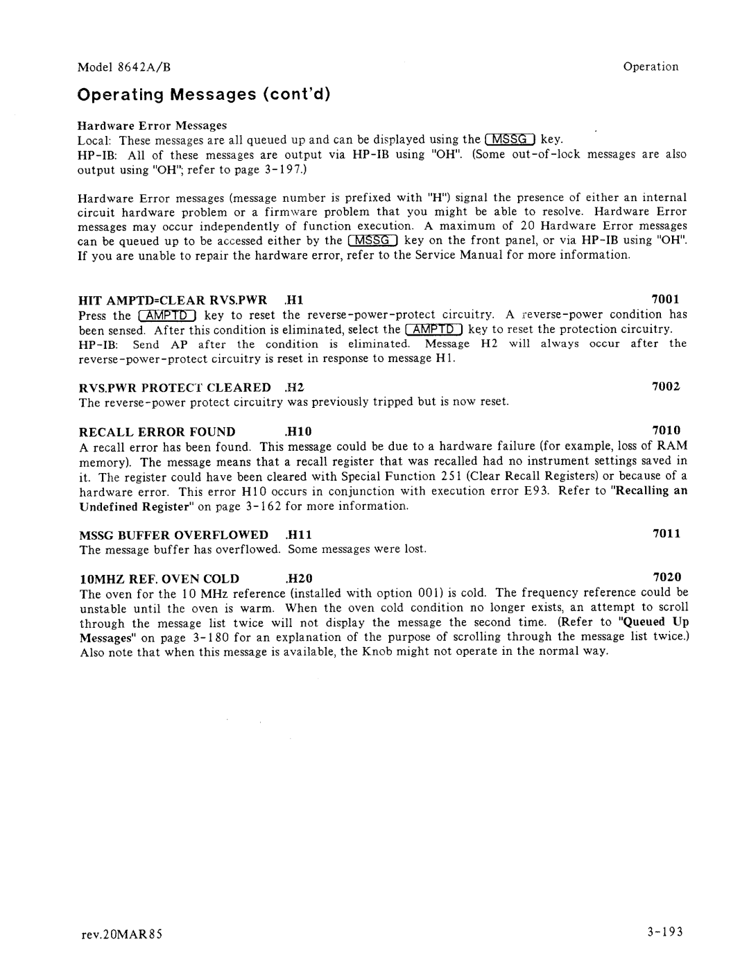 Agilent Technologies 08642-90224 manual 