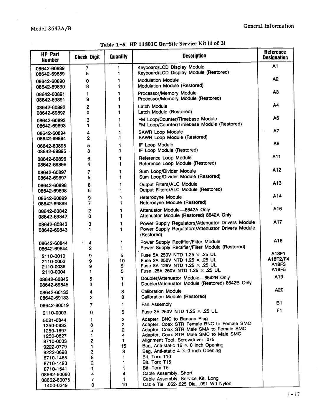 Agilent Technologies 08642-90224 manual 