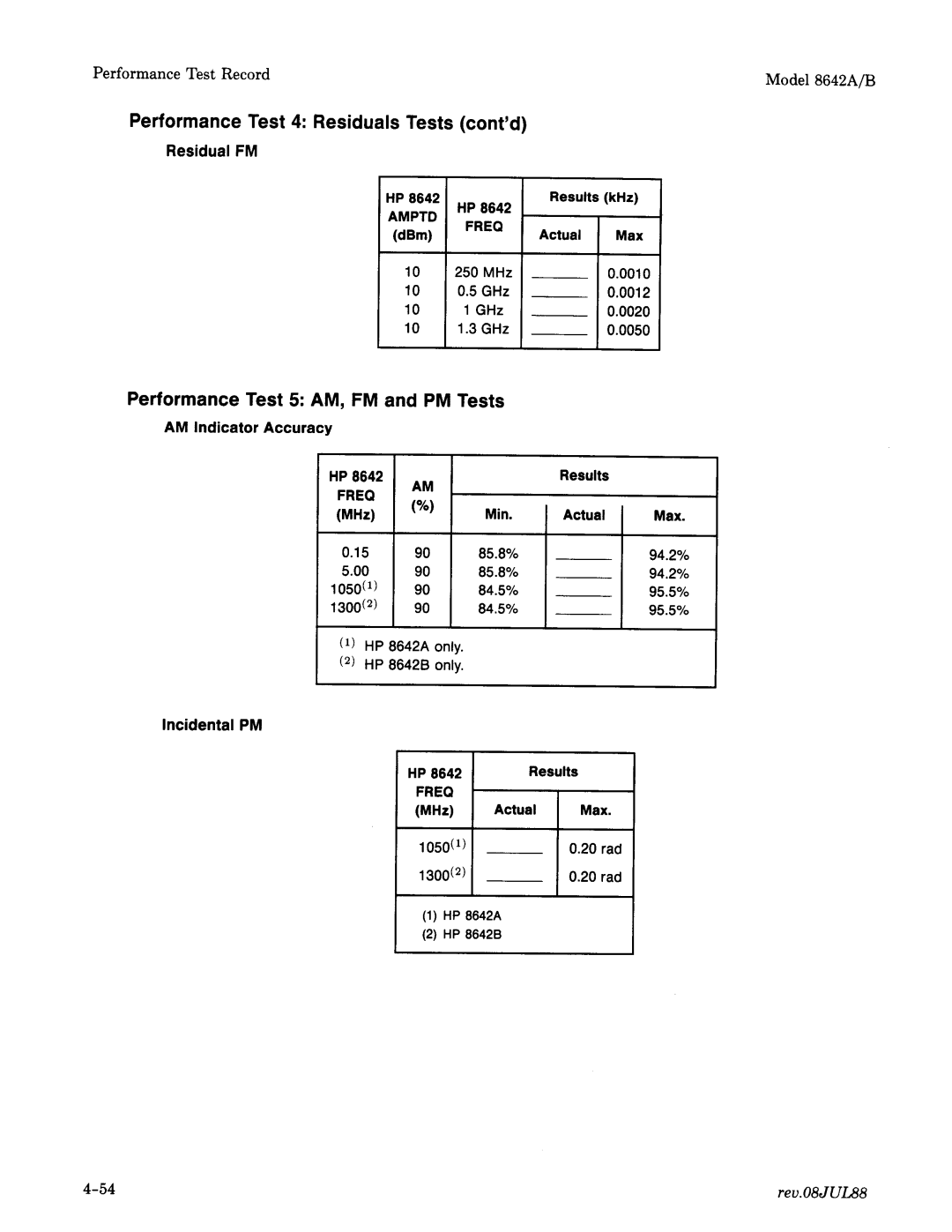 Agilent Technologies 08642-90224 manual 