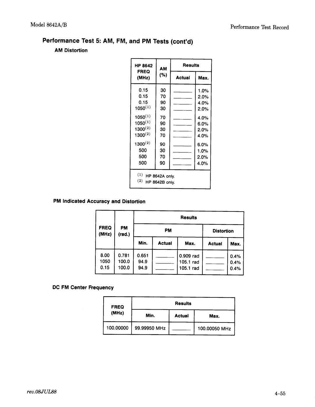 Agilent Technologies 08642-90224 manual 