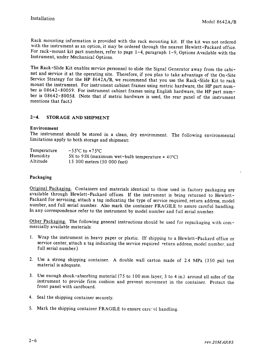 Agilent Technologies 08642-90224 manual 