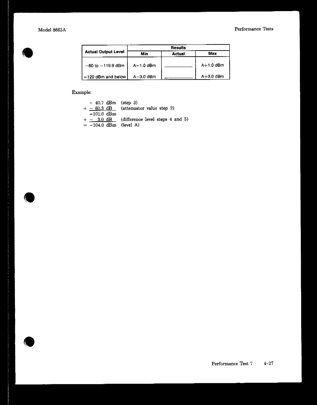 Agilent Technologies 08663-90069 manual 