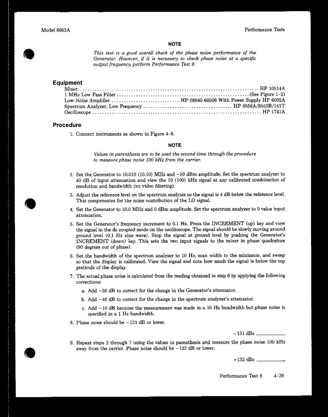 Agilent Technologies 08663-90069 manual 