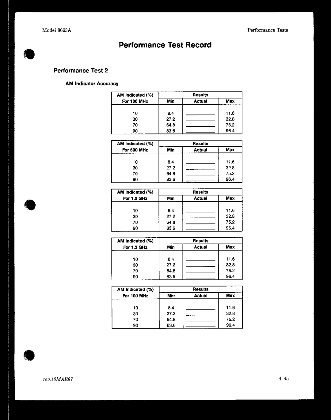 Agilent Technologies 08663-90069 manual 