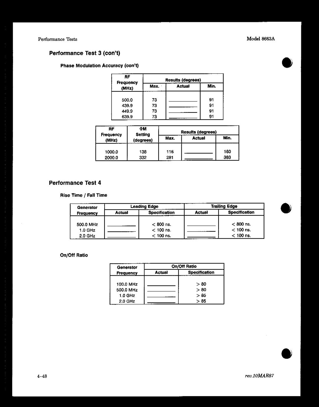 Agilent Technologies 08663-90069 manual 