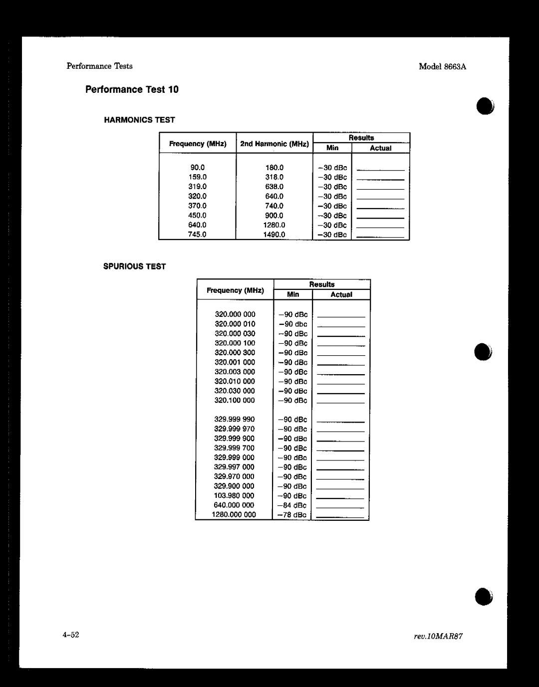 Agilent Technologies 08663-90069 manual 