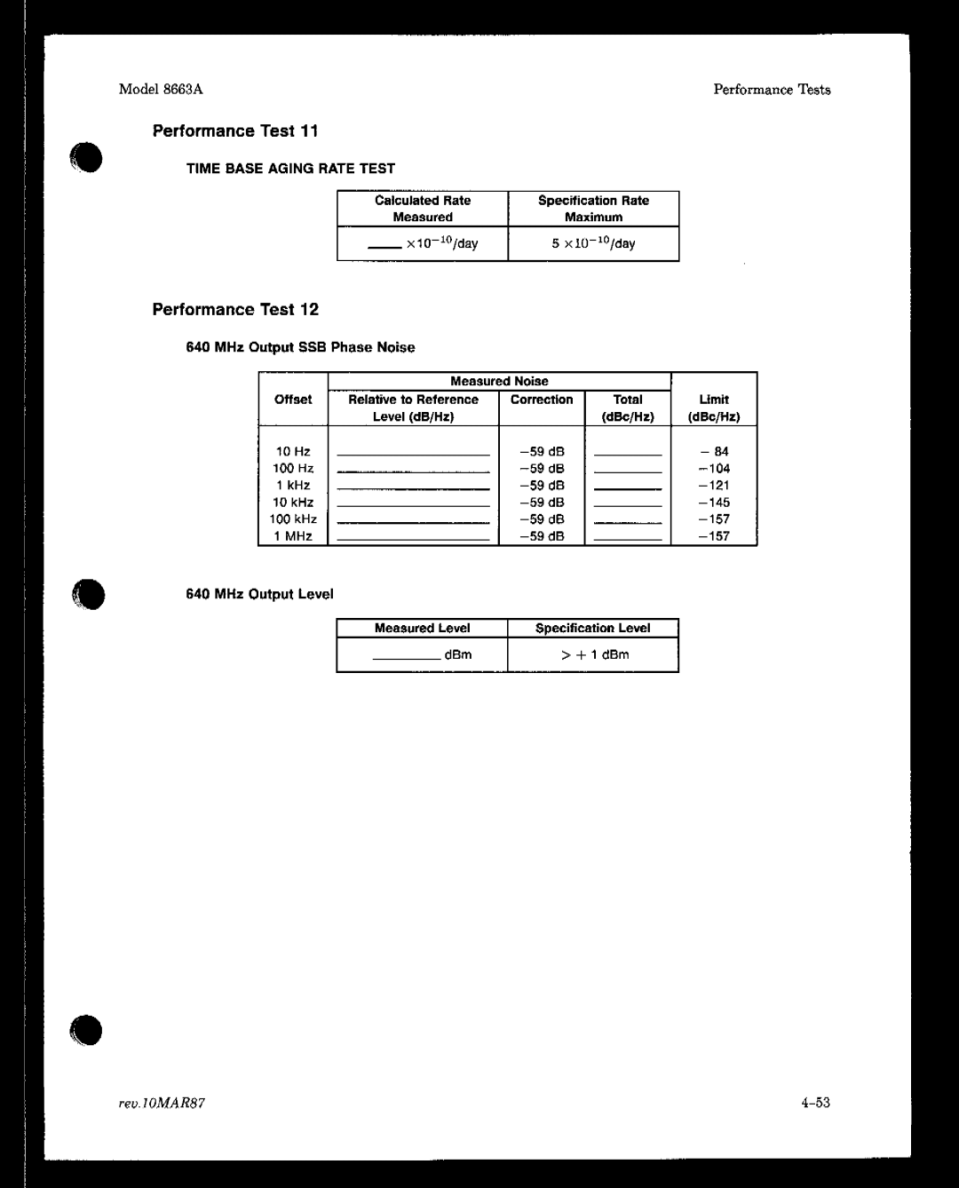 Agilent Technologies 08663-90069 manual 