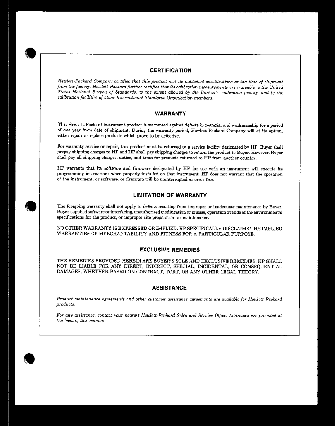 Agilent Technologies 08663-90069 manual 